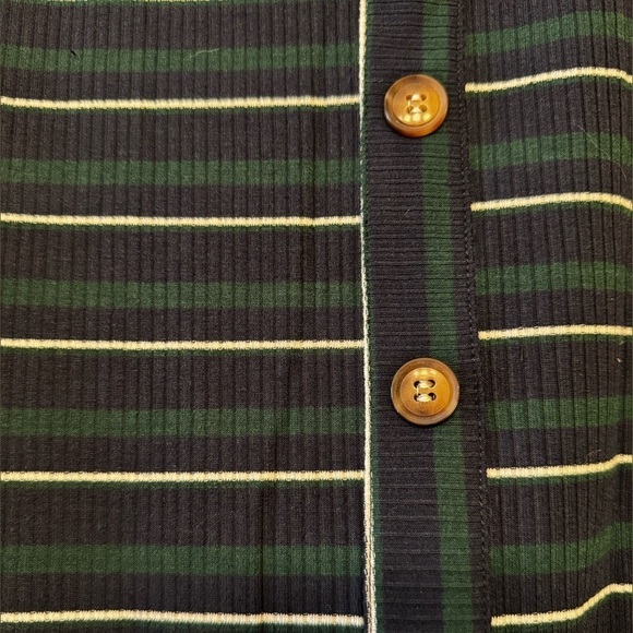 Olivaceous Striped Minidress size Medium - Picture 4 of 7